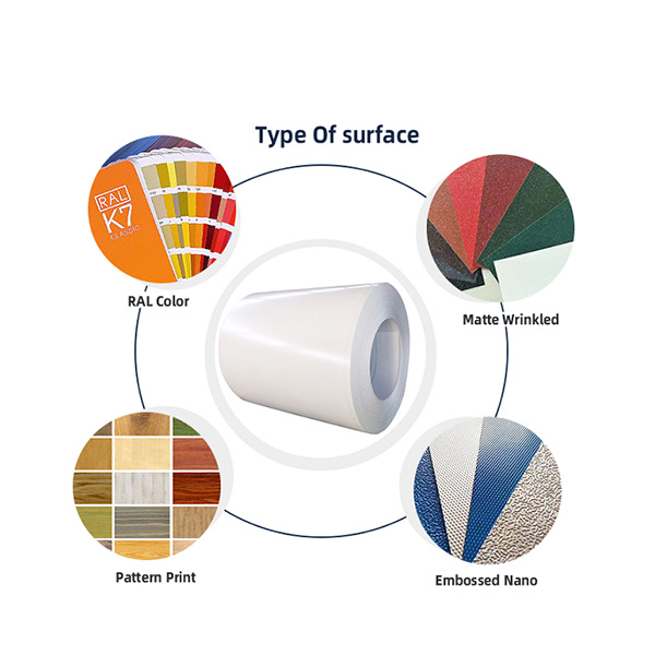 Обработка рулонов оцинкованной стали с цветным покрытием